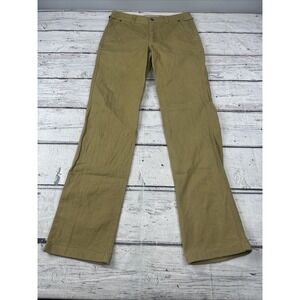 Duck Camp Brush Pants Mens 30T Brown Canvas Heavy Duty Cordura Stretch